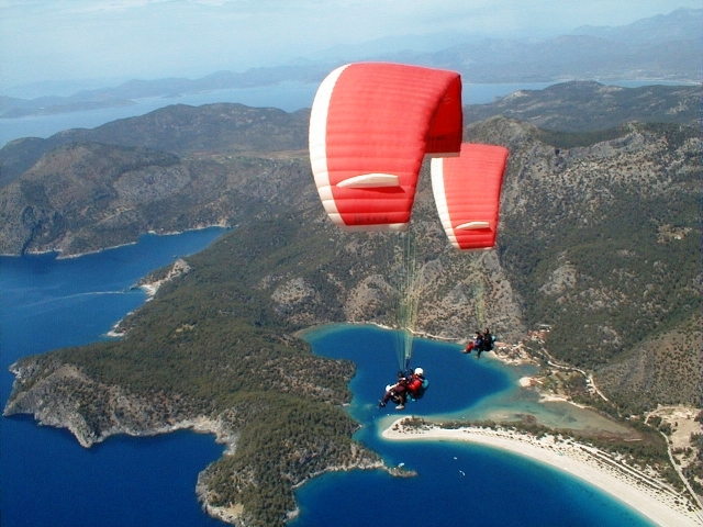 Paragliding over Olu Deniz